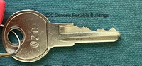 020 Shed Key for Genesis Portable Buildings ONLY