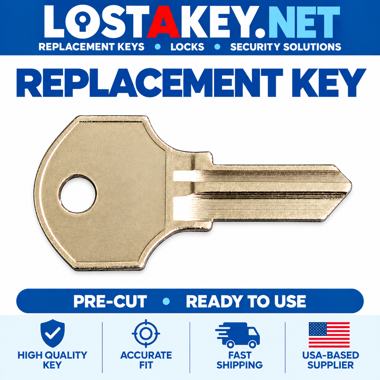 T242 T0242 T00242 Key for Kennedy Tool Boxes using a CORBIN Lock