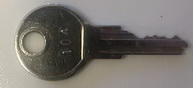 104 MK1 Key for Unknown Outdoor Shed see picture