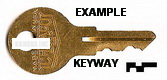 1255 Replacement Key for CHICAGO, ANDERSON HICKEY, WESCO - Click Image to Close