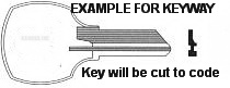 M100A M0100A M00100A Key for Compx National MMF and more