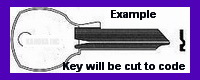 A6420 Key for CORRY BROWN ALLSTEEL JAMESTOWN Cabinets - Click Image to Close