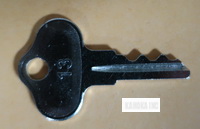 Key for Equipment of Bobcat skid steer Wacker Gehl #13 **