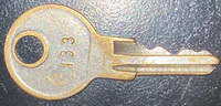 133 Key for Unknown Outdoor Shed see picture