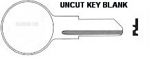 A1 Replacement key for ESP KNOLL and REFF applications