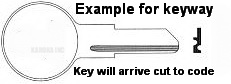 141R Key for Office Depot, ESP and Hudson Locks and HON - Click Image to Close