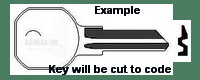 AD170 Key for Contico Tool Boxes Contico Only