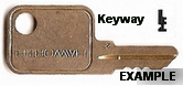 NS29 NS029 NS0029 Replacement key for Nvision and Hudson Locks