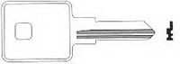 TM143 KEY for TRIMARK Locks 6 WAFER