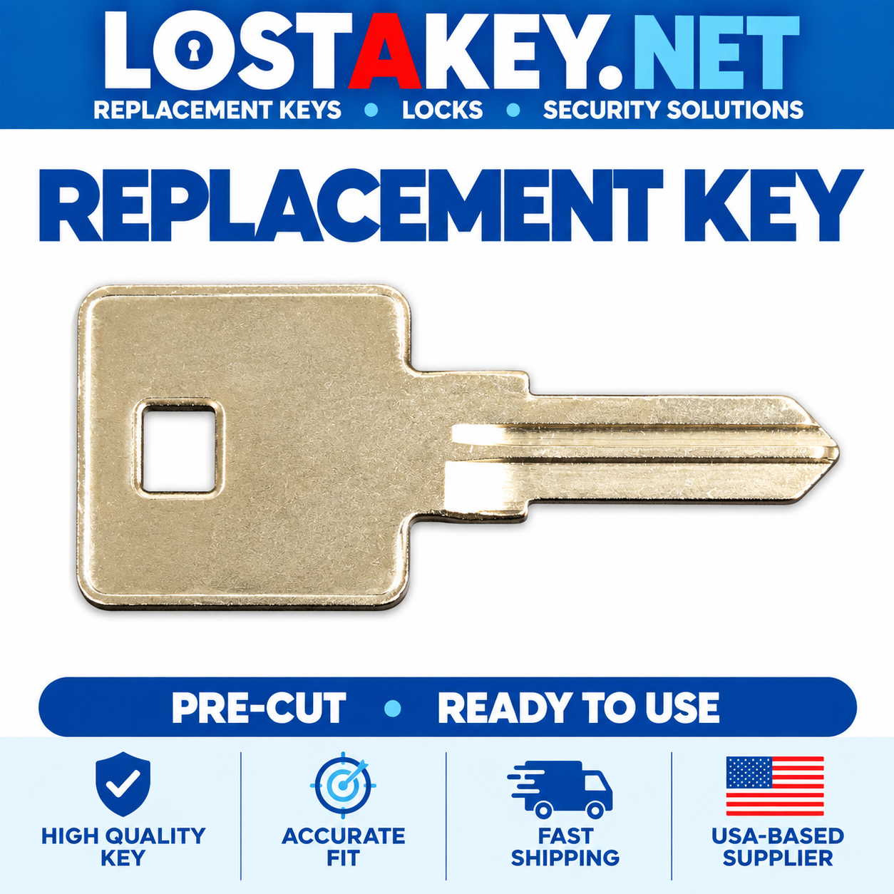 TM223 Key for TRIMARK 6 Wafer Locks