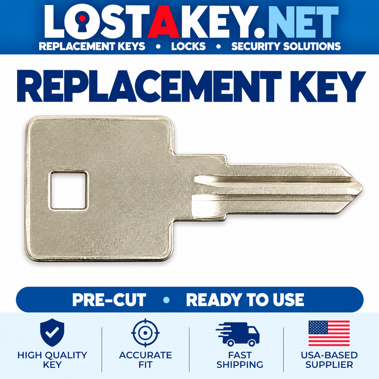 8156 KEY for Craftsman, Kobalt, Waterloo, Westward, Sears, Husky