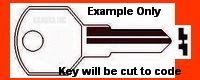 A00 A0 Replacement Key for Promax Tool Chests