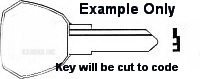 G012 G12 Key for CURT Trailer Hitch and TOW Smart
