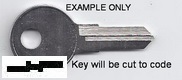 HD05 HD005 HD5 Key for HUSKY HOME DEPOT Truck Toolbox Tool box
