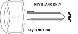 1679 KEY for COLE HERSEE UNCUT