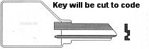 1429 Key replacement for Delta Tool box and Pundra Lock - Click Image to Close