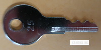 Key for Equipment of John Deere skid steers #25 **