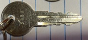 3458 Key for Mercury Cruiser Motor, 1991 Thompson