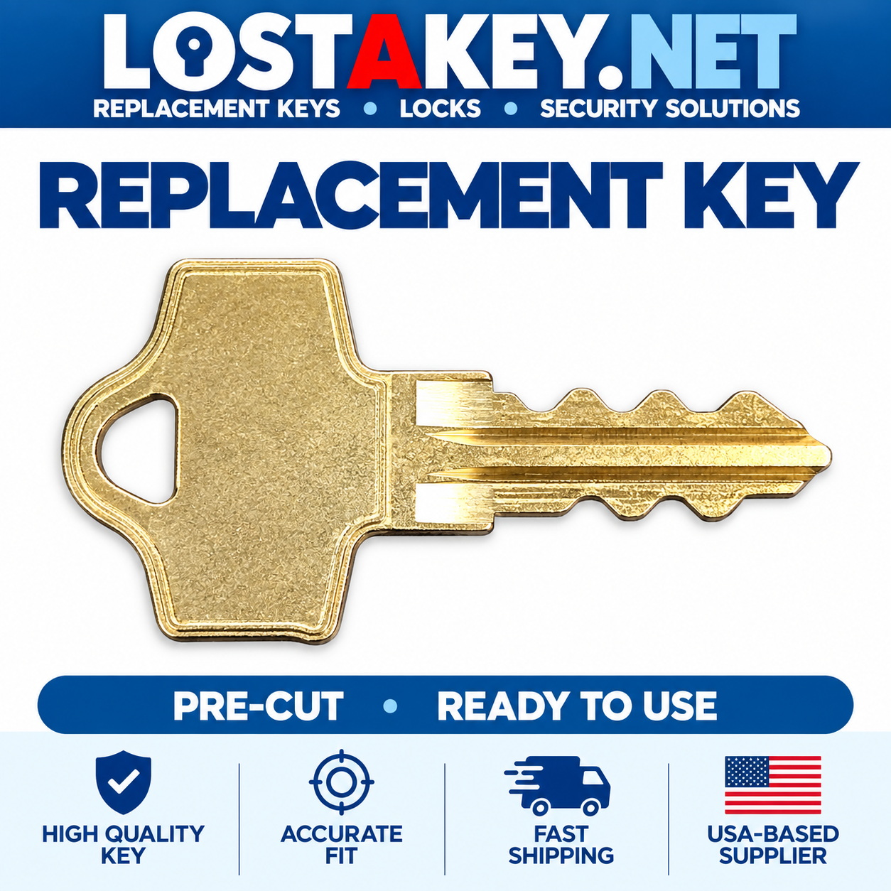 1001 Key for SNAP-ON Tool Boxes and FORT Locks