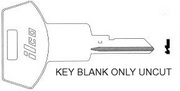 B64 GM19 B64C 321750 P1098WC Key Blank Only Uncut