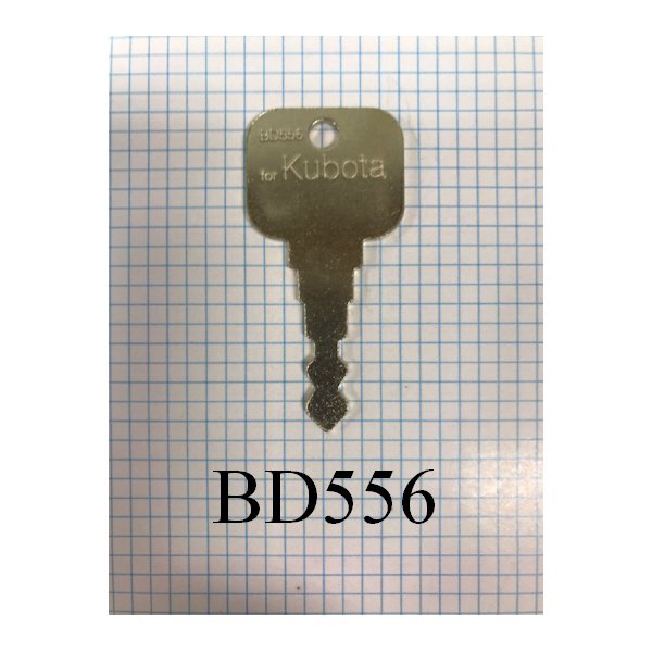 BD556 KEY for Kubota Equipment / Machinery