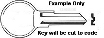 1B 01B Key for MERCURY and HONDA MARINE Applications and Boats