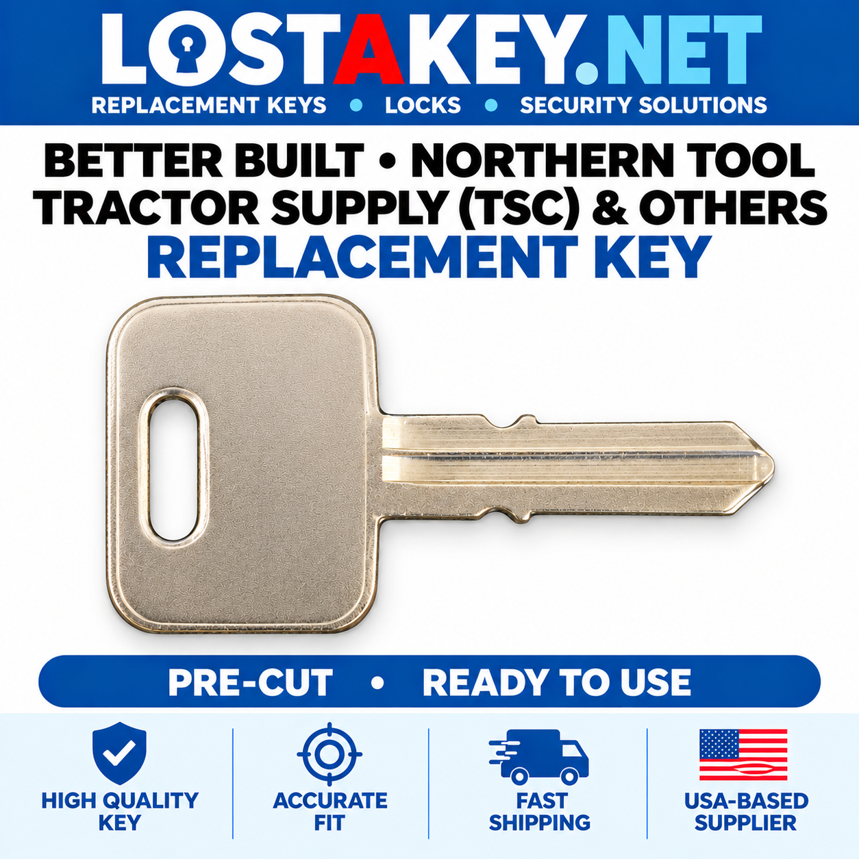 210 Key for Better Built Tool Box, Kobalt, Northern Tool and more