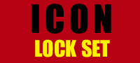 16628 ICON LOCK and Key Set for 56134 56" Tool Chest RED