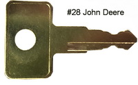 John Deere Agricultural and Tractor Key #28 #RE183935