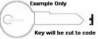 277 Refrigeration Key Replacement for Kason Industries Equipment