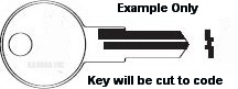 A0 A00 A000 Key for COSTCO and CSPS Tool Boxes