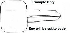 811 Boat Key for MOBELLA BAYLINER CARVER CHAPARRAL