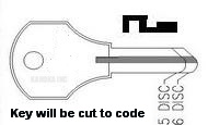1000 Key for KENNEDY Tool Boxes R1000V