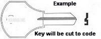 129 Key for CORBIN KENNEDY TOOLBOX