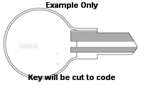 KHC536 Key for KASON Refrigeration, Mausoleums and More *.*