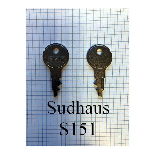 S151 Sudhaus Key for Luggage, Motorcycle / Moped / Scooter