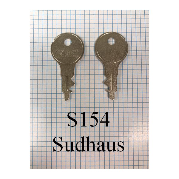 S154 Sudhaus Key for Luggage, Motorcycle / Moped / Scooter