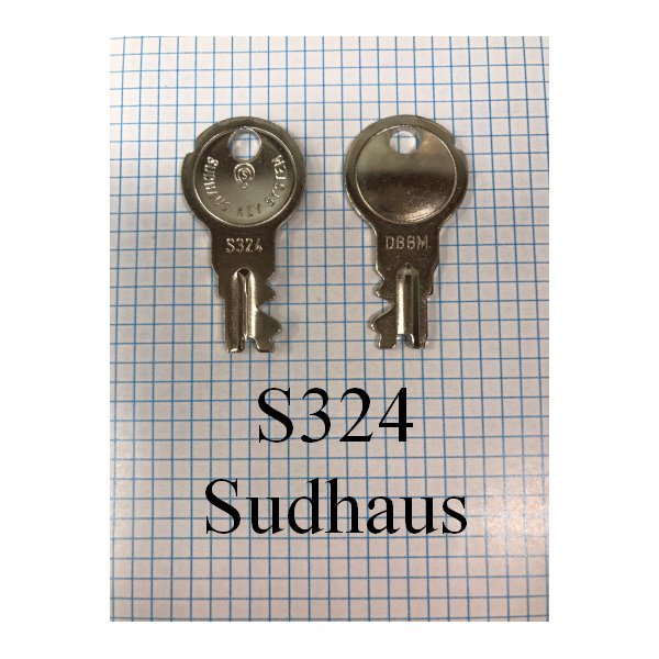 S324 Sudhaus Key for Luggage, Motorcycle / Moped / Scooter