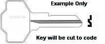 G1 G01 G001 Key for TYCO BRETER Electrical Switches and Misc.