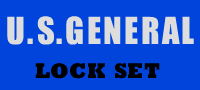 15928 US General LOCK and Key Set for 56728 30" 5 DWR Cart BLU