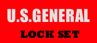 14171 US General LOCK and Key Set for 67831 26 16 DWR Cab RED
