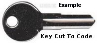 138 Key for CURT Hitches and Towing Equipment 2 Sided - Click Image to Close