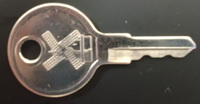 W23 W-23 Wind Danbury Key for Jewelry Box, Bird Cages Etc.
