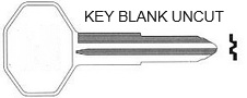 X168 MT1 B70 B65 CURTIS ILCO X176 X185 X184 Key Blank Only