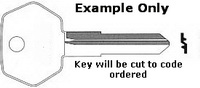 1 01 001 Key for UNDERCOVER Tonneau Covers NEW 2021