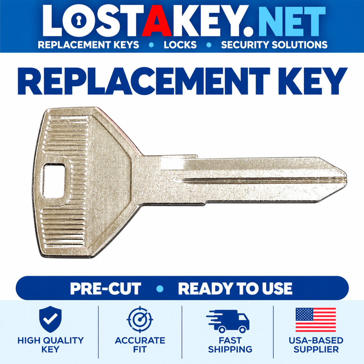 26 026 0026 Key for Snug Top and Undercover NOT FOR ROUND LOCK